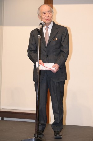 角川歴彦氏、「新藤兼人賞 2023」第28回授賞式に登場