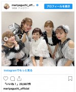 （写真左から）矢口真里、辻希美、安倍なつみ、石川梨華、保田圭　※「矢口真里」インスタグラム