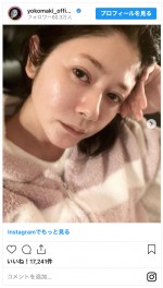 真木よう子、接写で“白髪事情”を告白　※「真木よう子」インスタグラム