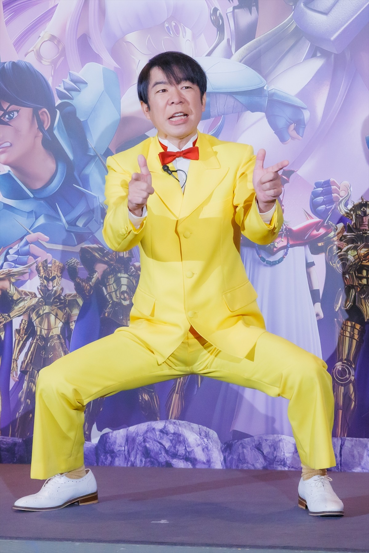 56歳・ダンディ坂野、“ゲッツ”71連発　小島よしお「マシンガンみたい」