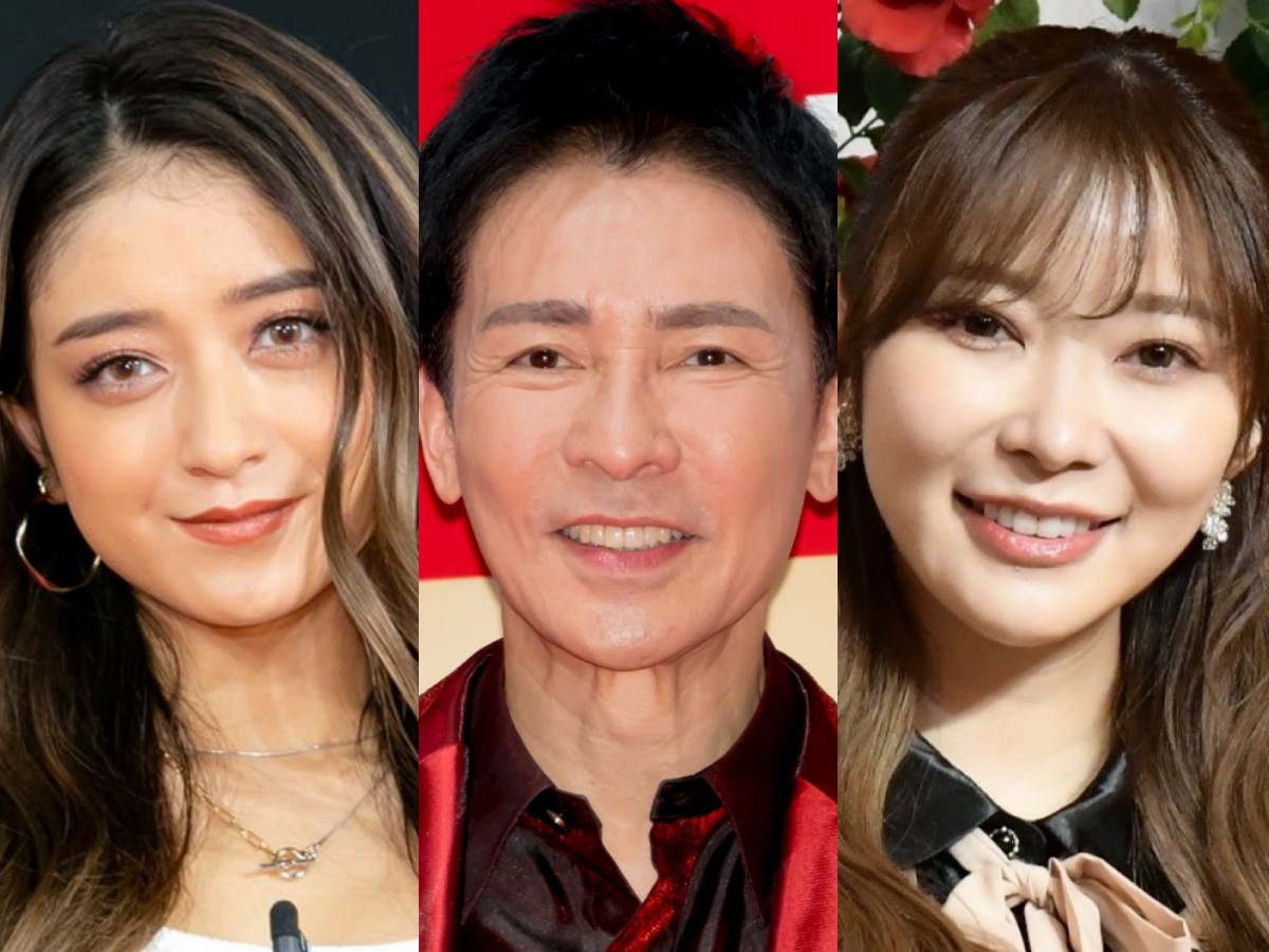 (左から)みちょぱ、郷ひろみ、指原莉乃