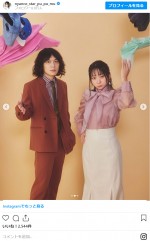 にゃんこスター、“美男美女”すぎる新宣材写真を公開　※「アンゴラ村長（にゃんこスター）」インスタグラム