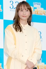 『映画ドラえもん のび太と空の理想郷』公開アフレコイベントに出席した藤本美貴