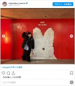 スパイクとの韓国旅を楽しんだ近藤春菜 ※「近藤春菜（バレンタイン）」インスタグラム