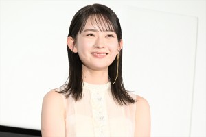 畑芽育、映画『なのに、千輝くんが甘すぎる。』公開前夜祭舞台挨拶に登場