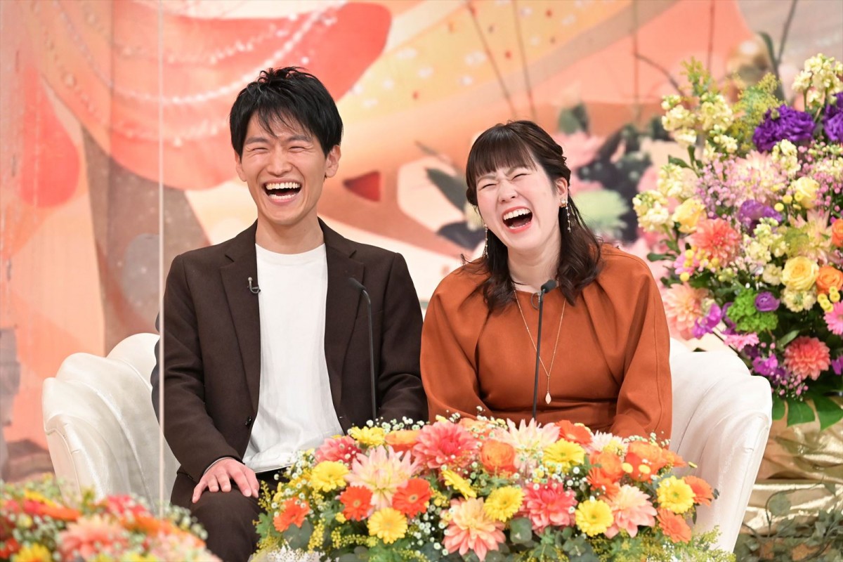 妻は小学生の初恋の相手で「18年越し婚」の決め手は“鰻”!?　今週の『新婚さん』