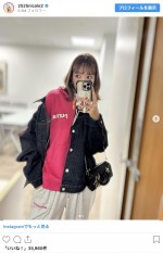 藤田ニコルの春服コーデ　※「藤田ニコル」インスタグラム