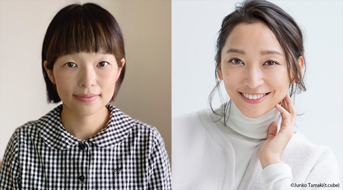 映画『私たちの声』に短編『私の一週間』で参加する(左から)呉美保監督、杏
