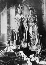 ジョージ5世とメアリー王妃、1911年の戴冠式写真