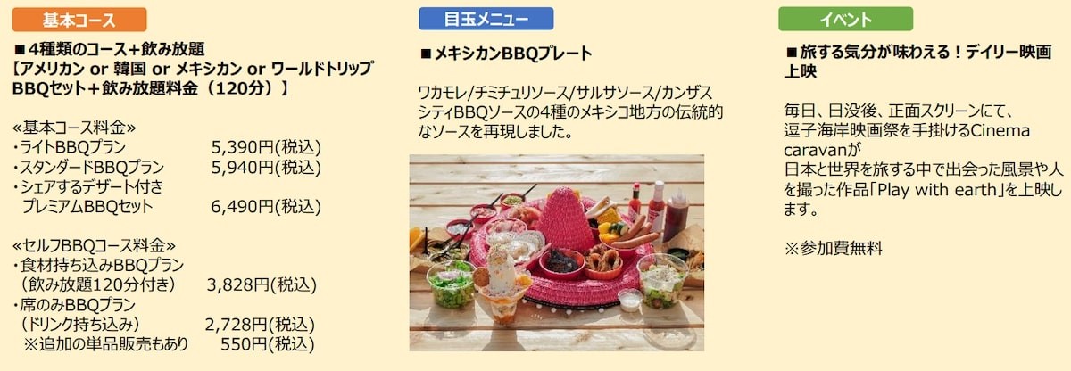 ルミネ新宿「旅するBBQビアガーデン HELLO」