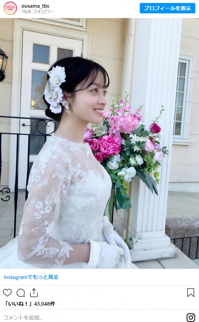 TAMARA橋本環奈着用ウェディング用フラワーヘッドドレス&イヤリング