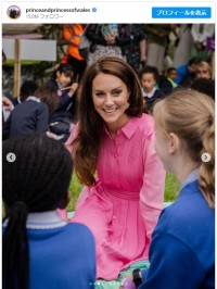キャサリン皇太子妃、チェルシー・フラワー・ショーをサプライズ訪問　※「プリンス＆プリンセス・オブ・ウェールズ」インスタグラム