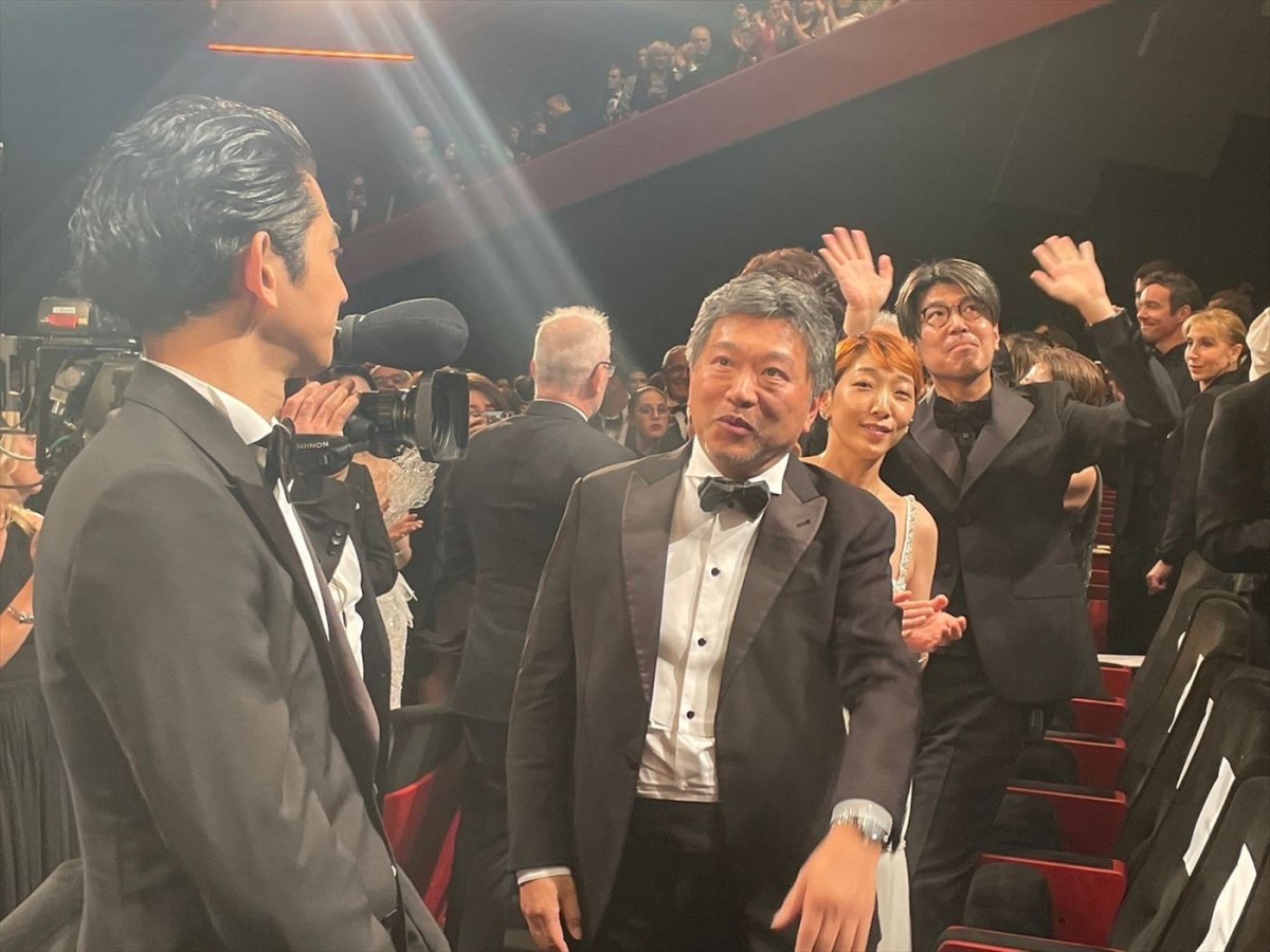 安藤サクラ「地響きのような拍手で圧倒されました」　是枝裕和監督作『怪物』、カンヌ上映で9分半に及ぶ拍手と歓声