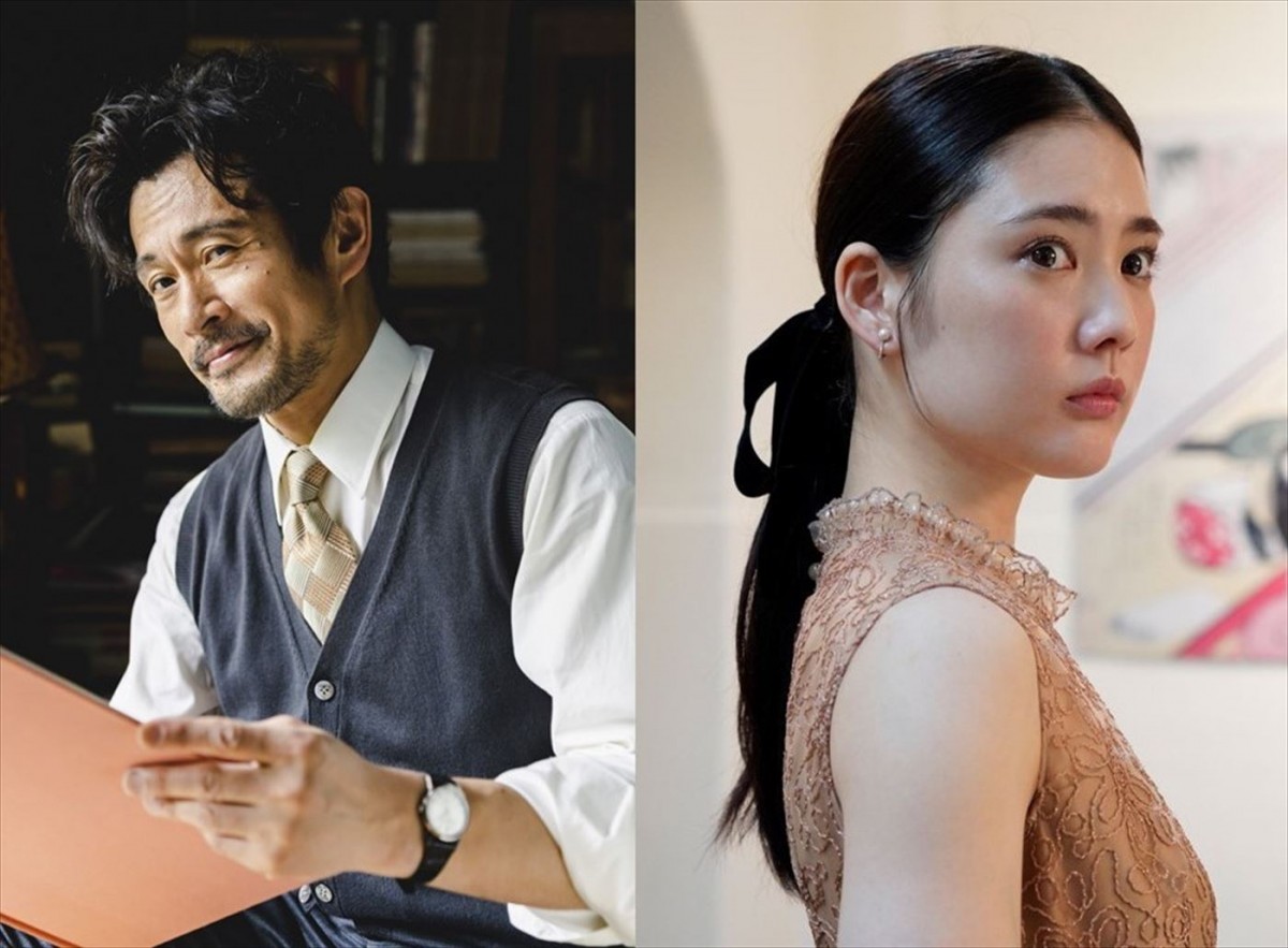 映画『春画先生』より(左から)主演・内野聖陽、ヒロイン・北香那
