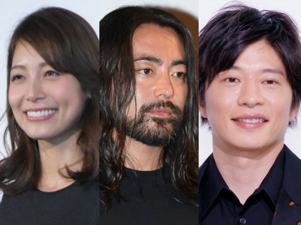 (左から)相武紗季、山田孝之、田中圭