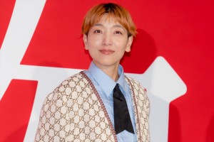 安藤サクラ、映画『怪物』完成披露試写会に登場
