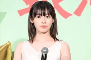 森七菜、映画『銀河鉄道の父』初日舞台挨拶に登場