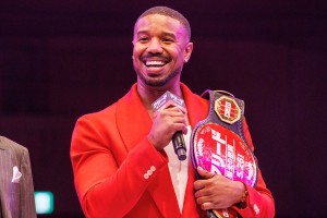 マイケル・B・ジョーダン、映画『クリード 過去の逆襲』ジャパンプレミア レッドカーペットイベントに登場