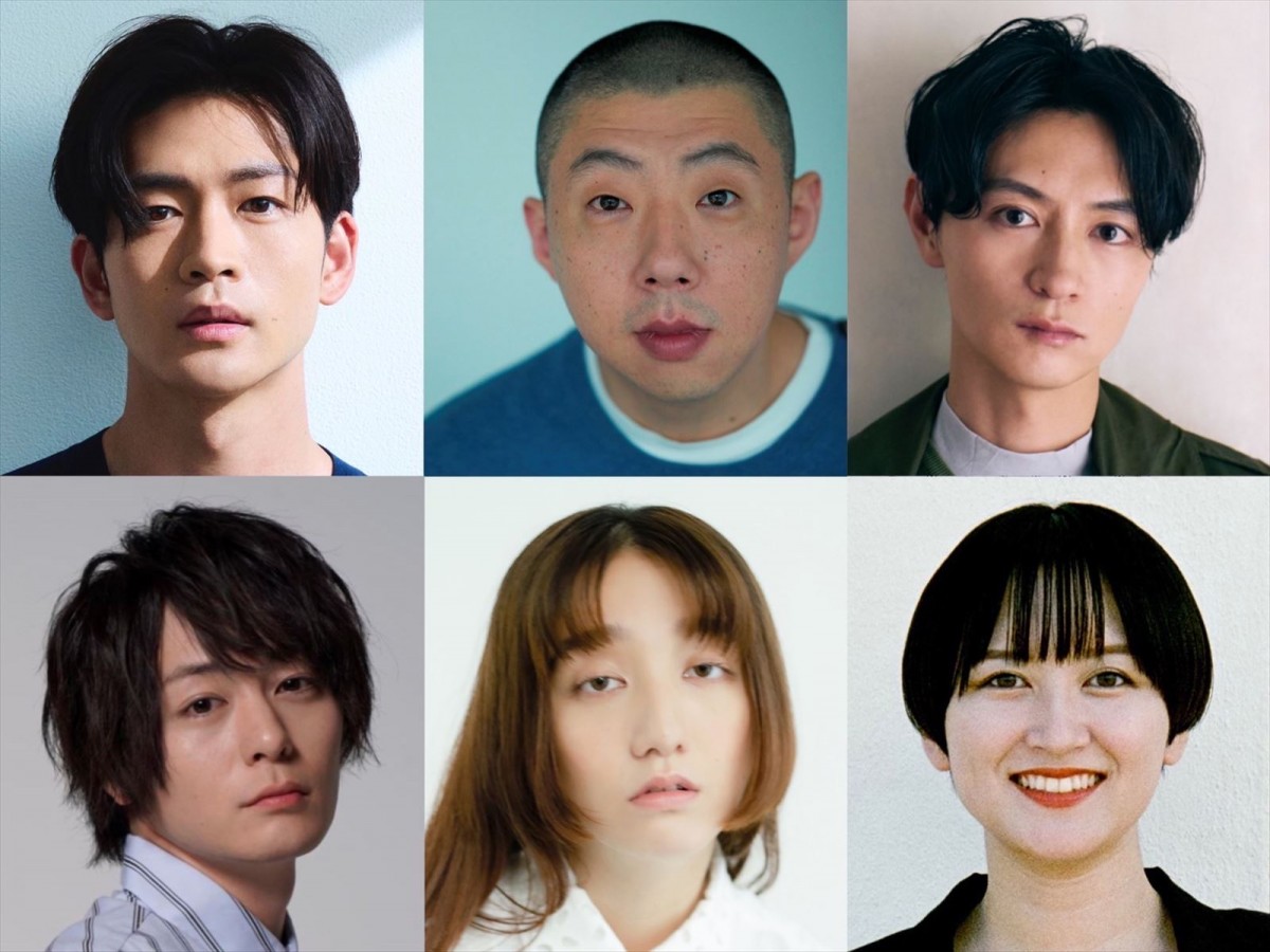 ドラマ『最高の教師 1年後、私は生徒に■された』に出演する(上段左から)松下洸平、荒川良々、細田善彦(下段左から)犬飼貴丈、長井短、サーヤ(ラランド)