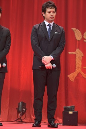 三浦貴大、映画『キングダム 運命の炎』ワールドプレミアに登場