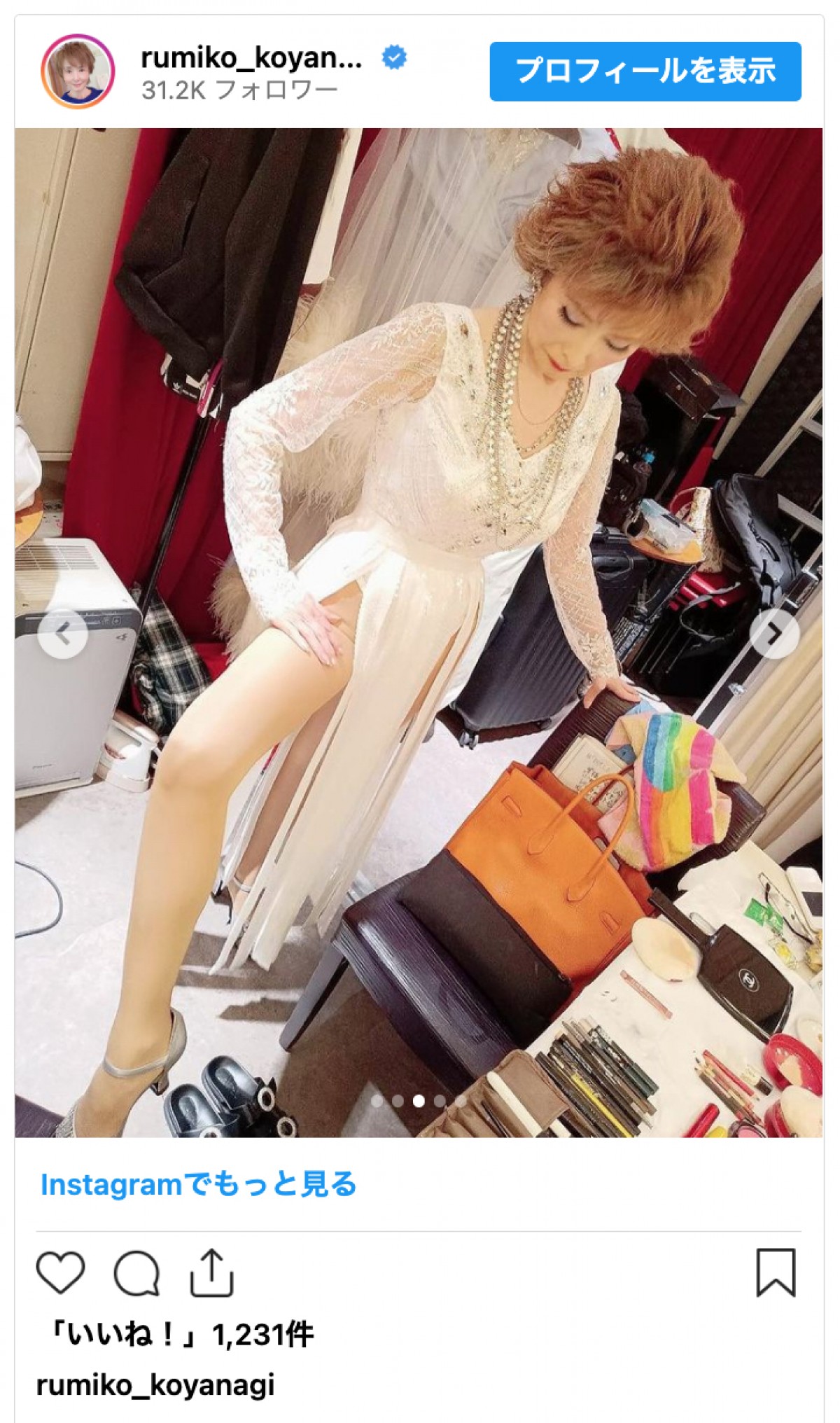 小柳ルミ子、71歳バースデーライブの美脚過ぎる衣装披露