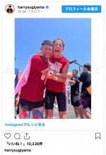 （写真左から）ワタリ119、ハリー杉山　※「ハリー杉山」インスタグラム