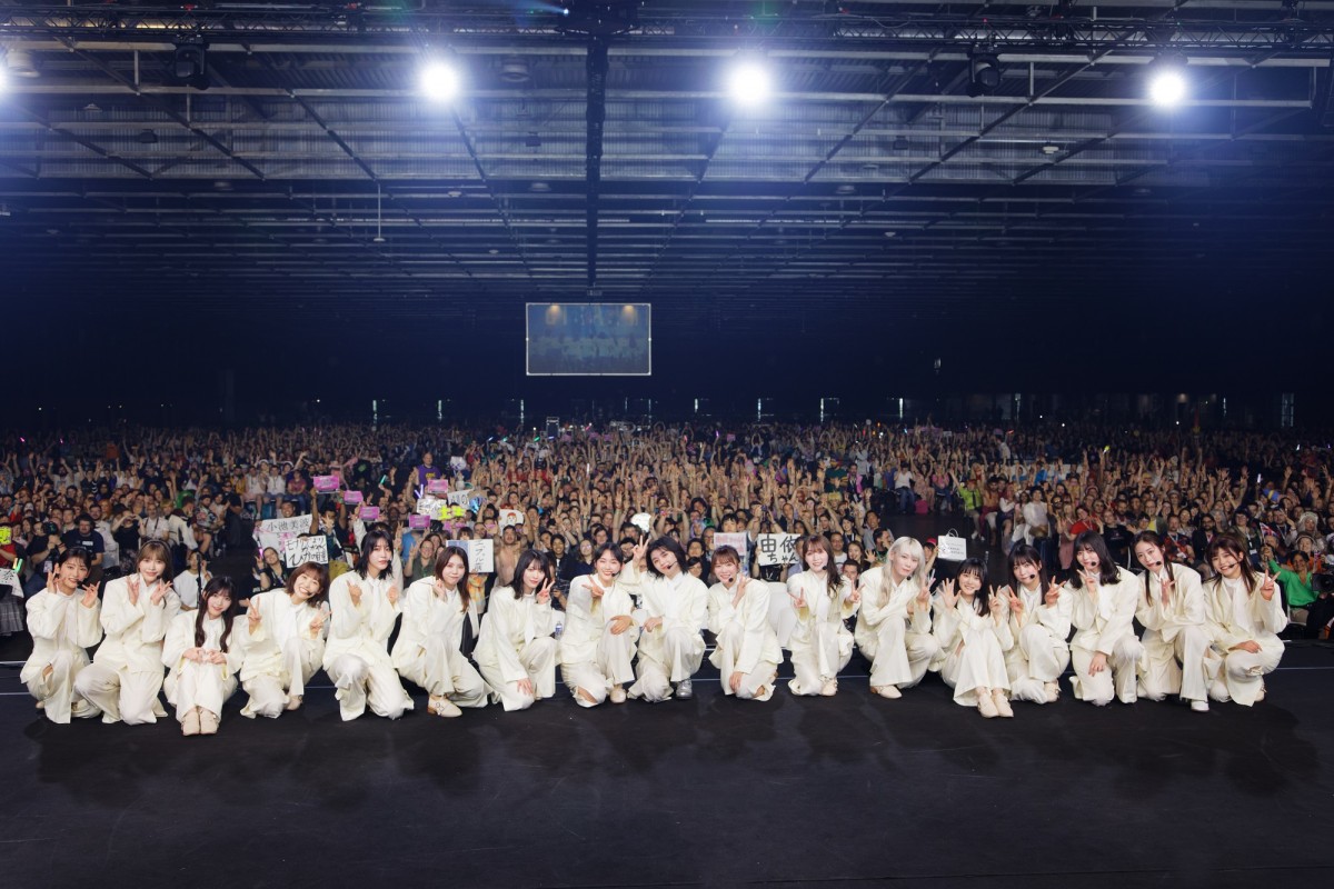 櫻坂46、フランス・パリで初海外イベント　1万5000人魅了　観客押し寄せ30分遅れスタート