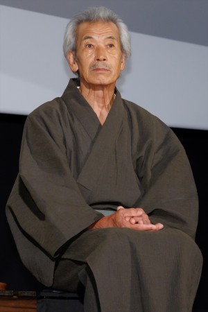 田中泯、映画『こんにちは、母さん』完成披露試写会に登場