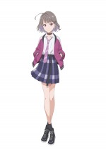 テレビアニメ『経験済みなキミと、経験ゼロなオレが、お付き合いする話。』キャラクタービジュアル：谷北朱璃（CV：楠木ともり）