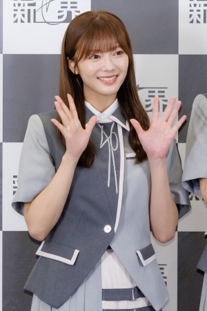 櫻坂46・田村保乃、櫻坂46展「新せ界」プレス内覧会に登場