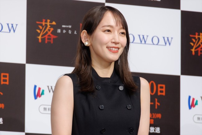 【本作紹介時のみ使用可】『連続ドラマW 湊かなえ「落日」』完成披露試写会　20230828実施