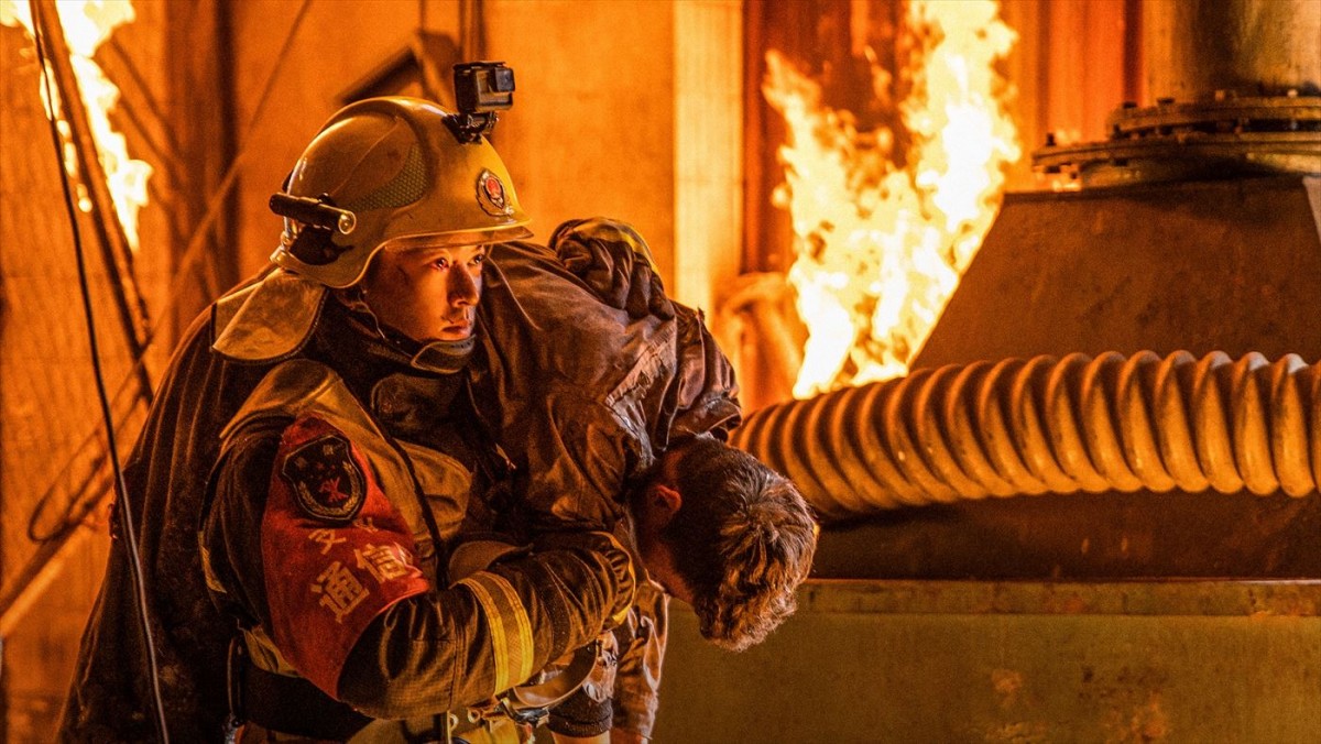 映画『フラッシュオーバー 炎の消防隊』場面写真