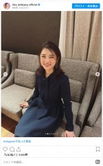 石川梨華、「大人百花」オフショット　※「石川梨華」インスタグラム