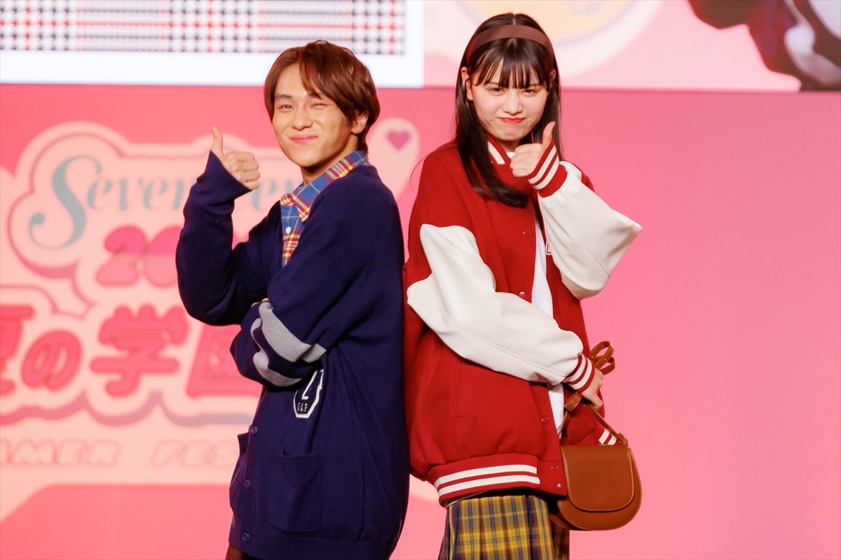 乃木坂46・久保史緒里＆日向坂46・小坂菜緒がランウェイに登場「最高の夏の思い出を作りたい」