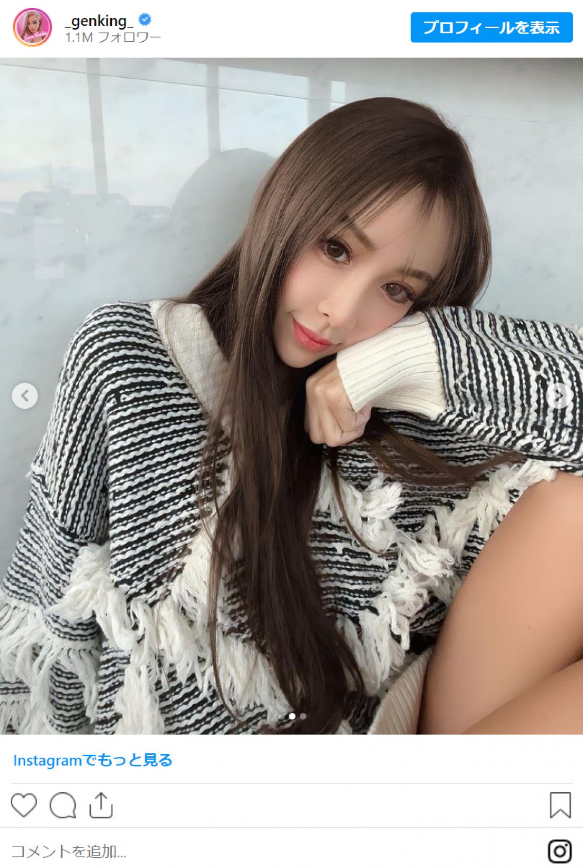GENKING.、突然の“脱金髪”スタイルに大反響「大人っぽい」「超絶かわいい」