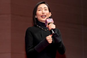 木村多江、ドラマ＆映画『マイホームヒーロー』制作発表イベントに登場