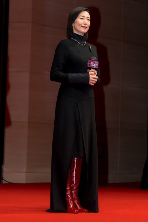 木村多江、ドラマ＆映画『マイホームヒーロー』制作発表イベントに登場