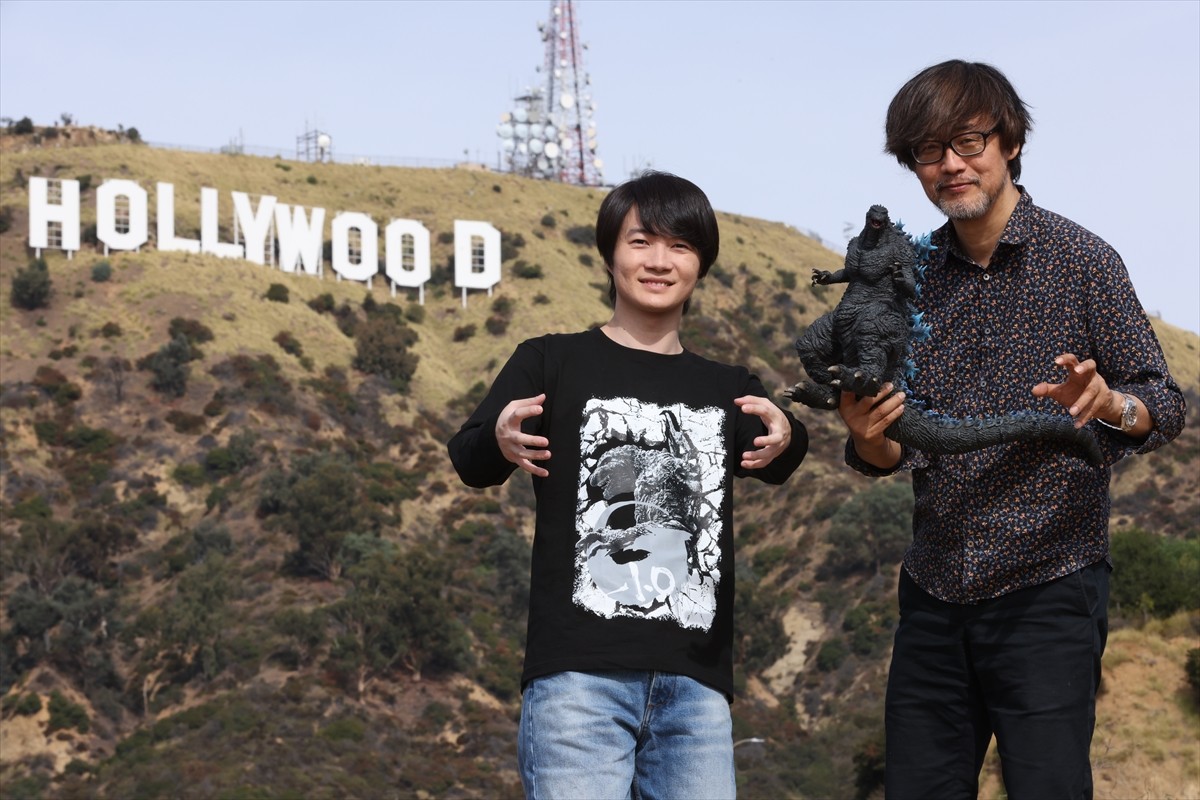 『ゴジラ-1.0』、ハリウッド上陸　北米プレミアで神木隆之介＆山崎貴監督に大喝采