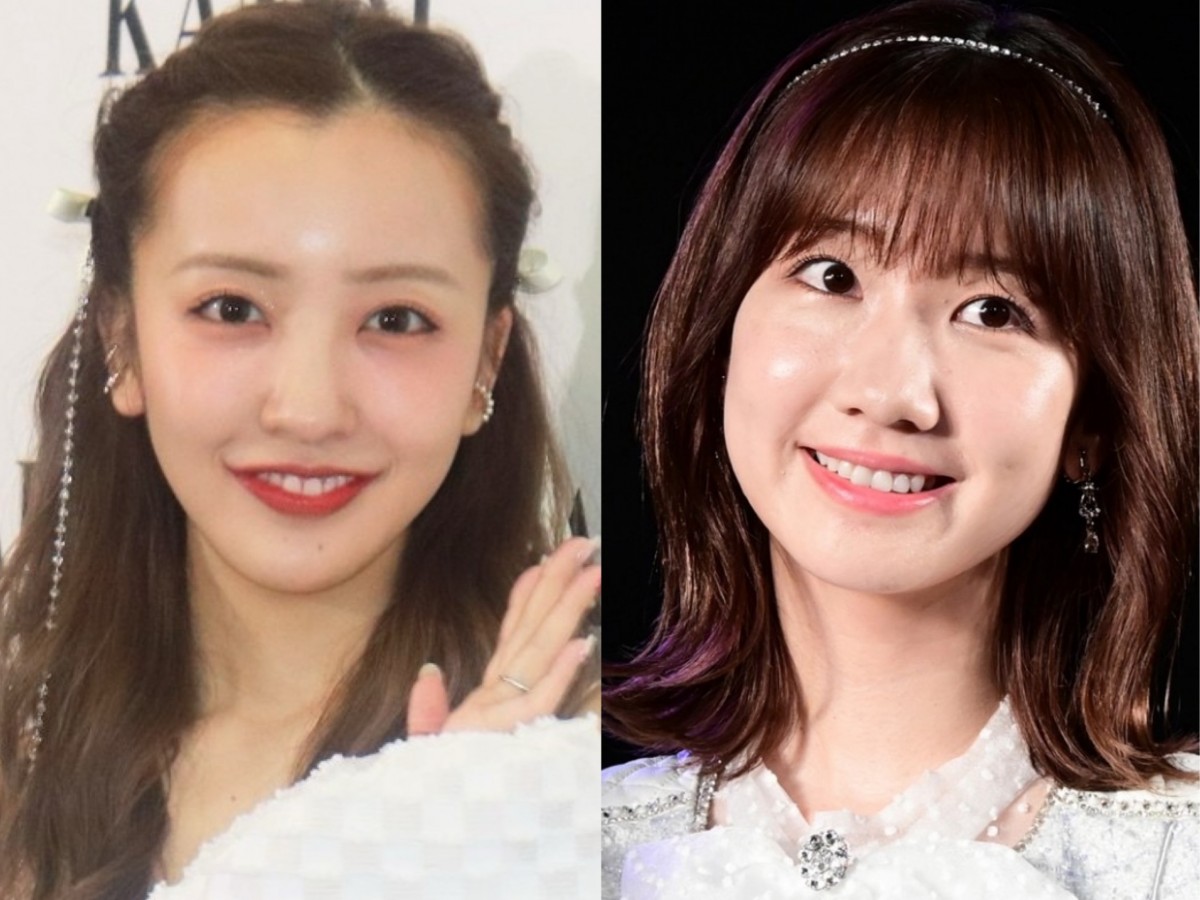 (左から)板野友美、柏木由紀