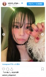 重盛さと美、MV撮影でずぶ濡れ　※「重盛さと美」インスタグラム