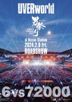 『UVERworld KING’S PARADE 男祭り REBORN at Nissan Stadium』チラシ（表面）
