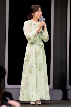 斉藤由貴、映画『マッチング』完成披露試写会に登場