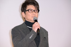 哀川翔、映画『一月の声に歓びを刻め』完成披露上映会に登場