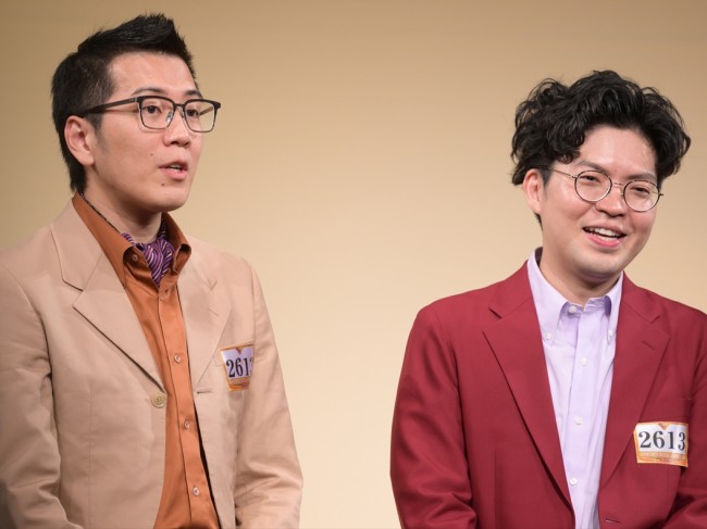ヤーレンズの(左から)楢原真樹、出井隼之介