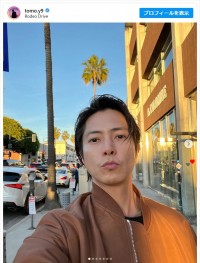山下智久、無精ひげもかっこよすぎる　※「山下智久」インスタグラム