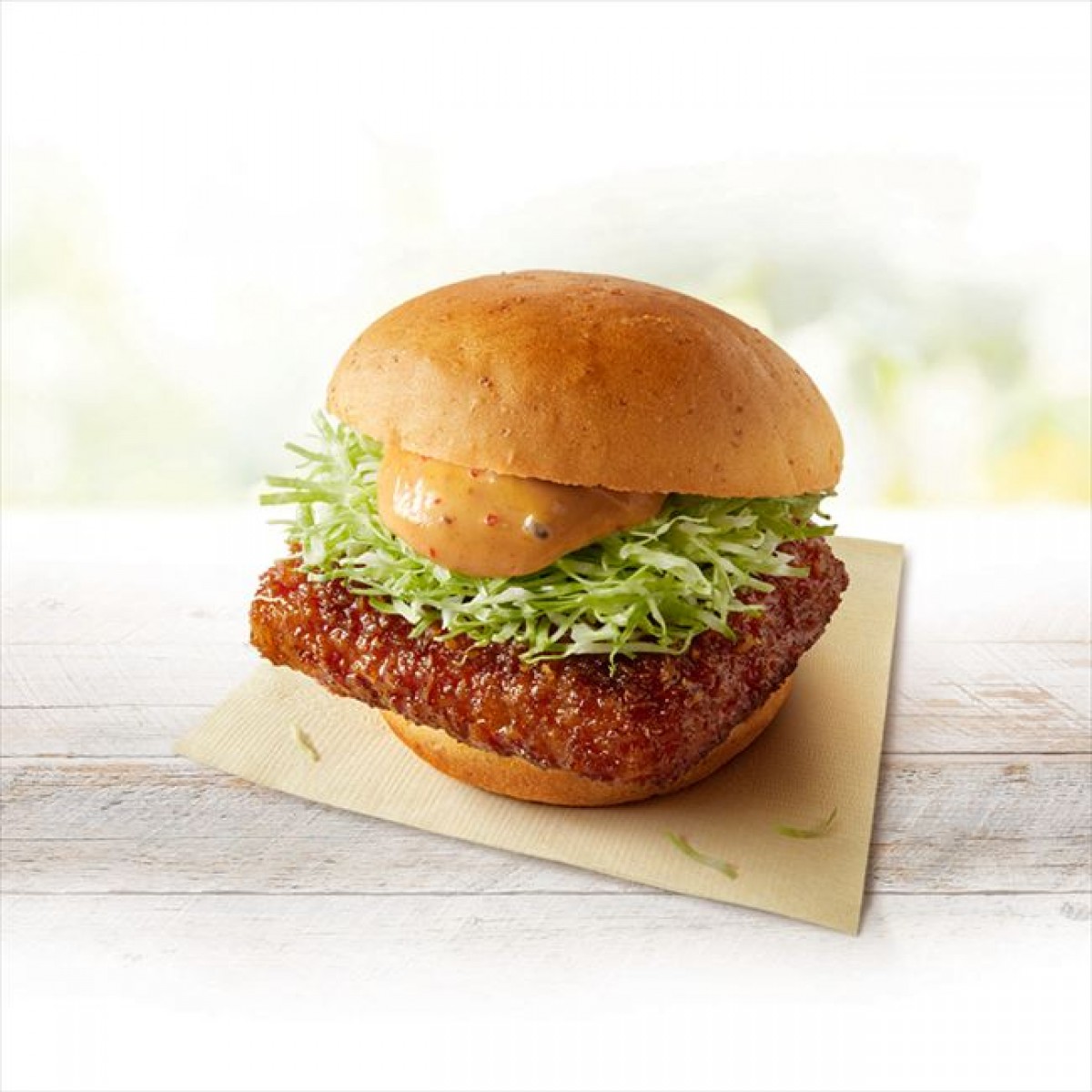 20240306 和風チキンカツバーガー本格ゆず七味