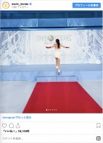 映画『ゴーストバスターズ／フローズン・サマー』のイベントに出席した本田真凜のオフショット