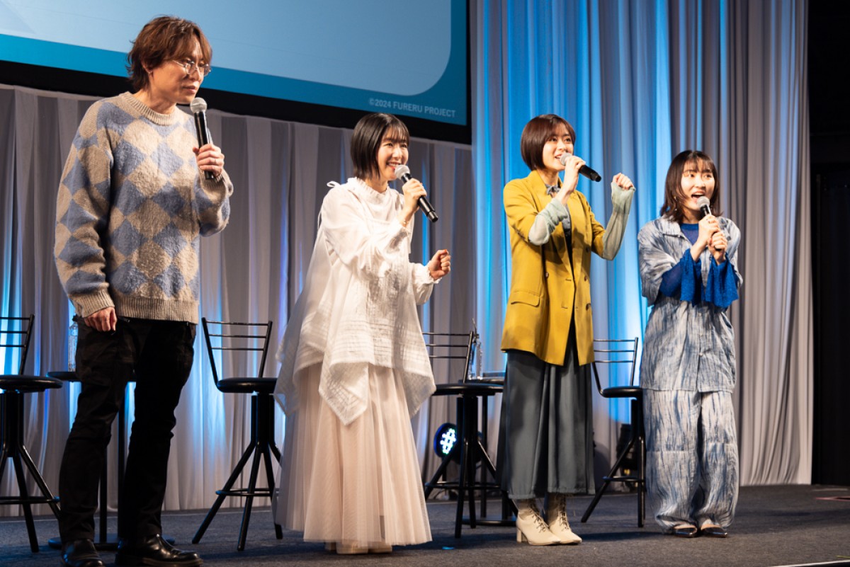 長井龍雪監督、『あの花』『ここさけ』『空青』ヒロインの選考理由は「フレッシュさ」　茅野愛衣、水瀬いのり、若山詩音と“今だから語れる”トーク