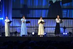 『響け！ユーフォニアム３』放送直前スペシャルステージに出席した（左から）黒沢ともよ、朝井彩加、豊田萌絵、安済知佳