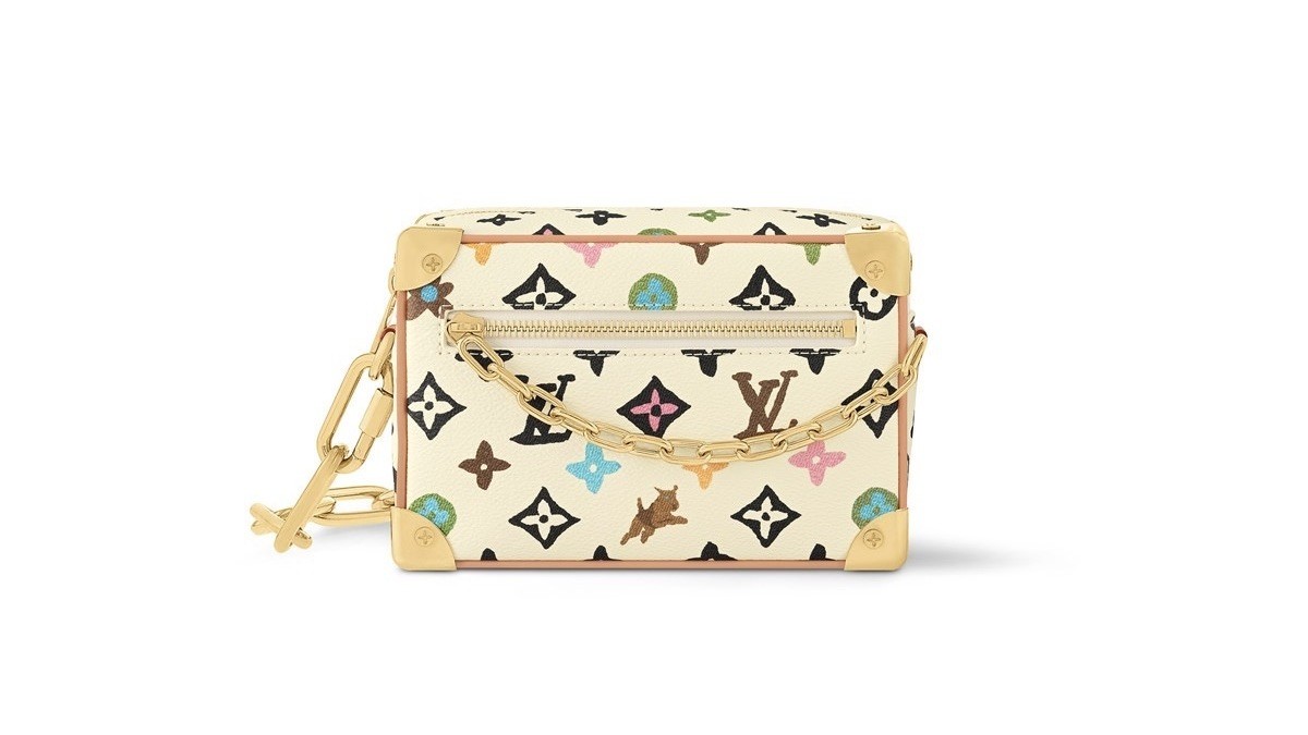 【手書き風ロゴがお洒落♪】Louis Vuitton★バッグチャーム org.jpg